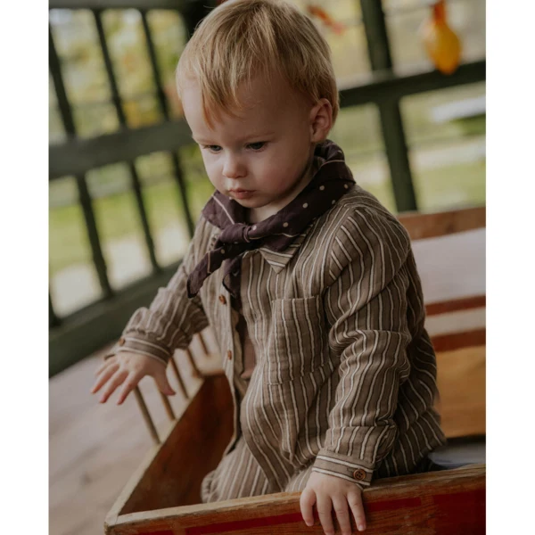 ELMO LS SKJORTE STRIBET