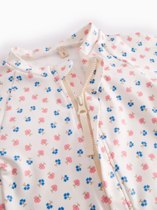 Badedragt m. lynlås