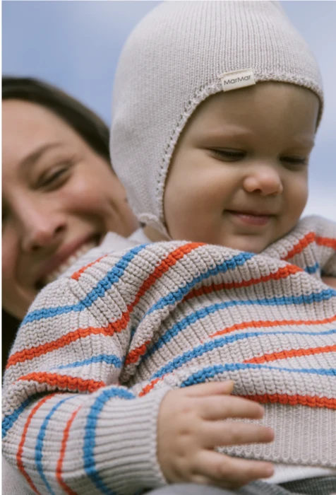 Aly Baby Sprout - Bomuldsstrik Ensfarvet