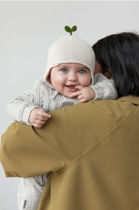 Aly Baby Sprout - Bomuldsstrik Ensfarvet