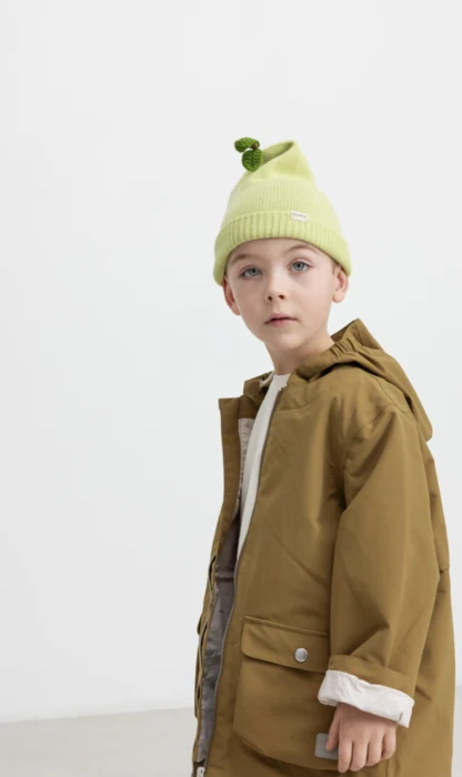 Atlas Pære - Bomuldsstrik Ensfarvet