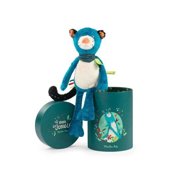 Moulin Roty - Tøjddyr - Panteren Zimba 32 cm - Dans la jungle