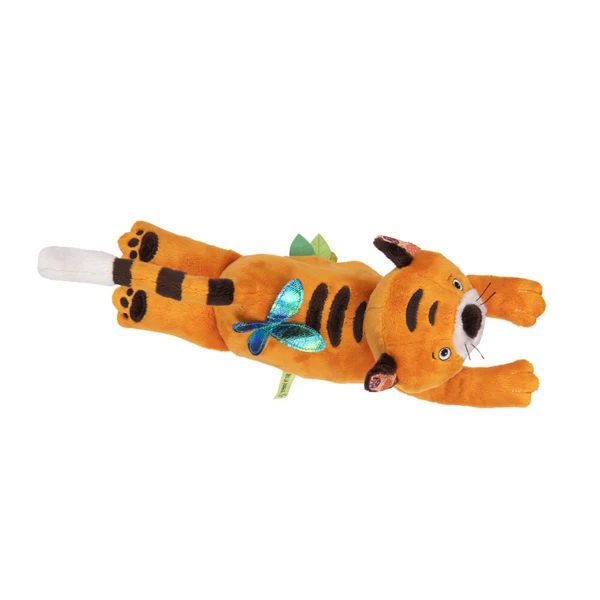 Moulin Roty - Tøjdyr med musikoptræk - Tiger 37 cm - Dans la Jungle