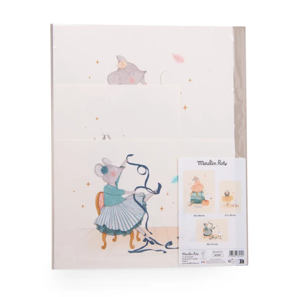 Moulin Roty - 3 plakater - La Petite Ecole de Danse