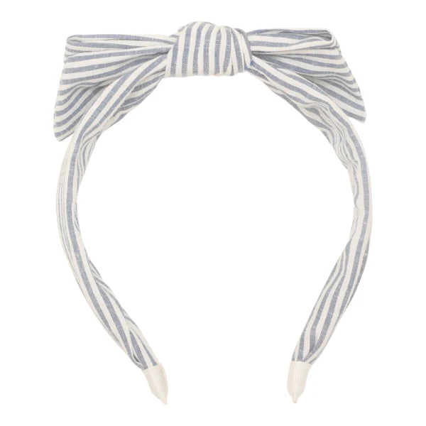 Mimi & Lula - Hårbøjle - Seaside Stripe Bow Amalfi