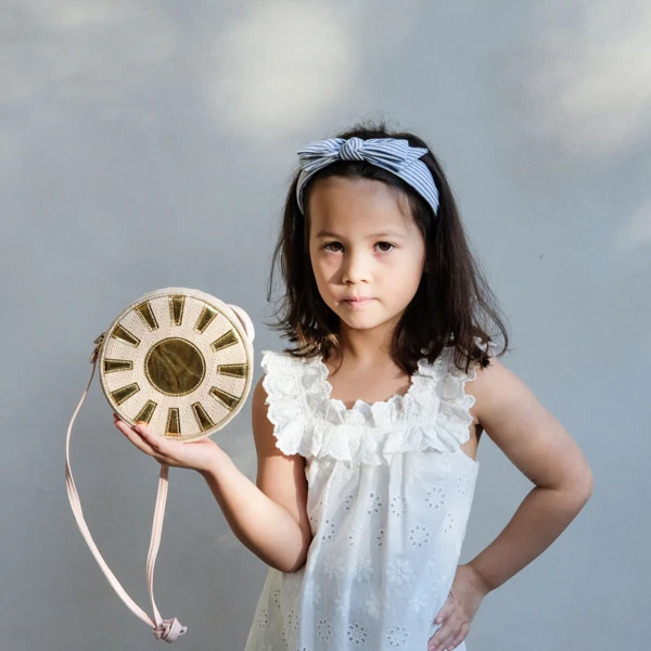 Mimi & Lula - Hårbøjle - Seaside Stripe Bow Amalfi