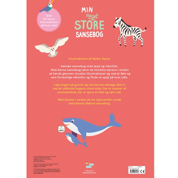 Forlaget ROOM2PLAY - Min meget store sansebog - Dyrene i verden