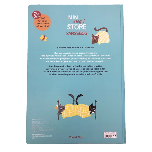Forlaget ROOM2PLAY - Min meget store sansebog - En aften hos dyrene