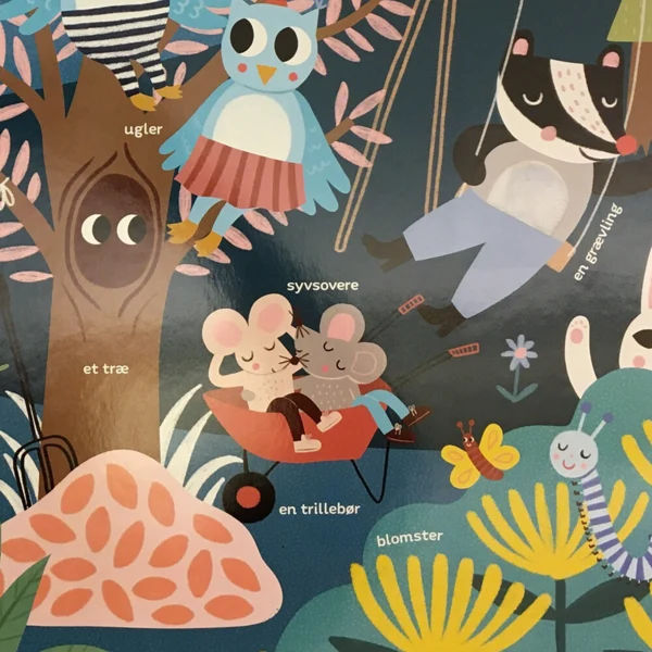 Forlaget ROOM2PLAY - Min meget store sansebog - En aften hos dyrene