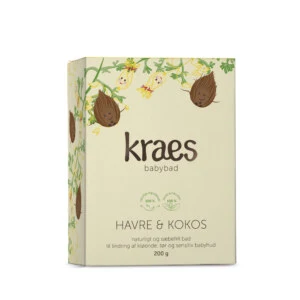 KRAES babybad - Havre & kokos 200g