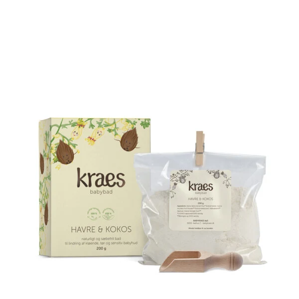 KRAES babybad - Havre & kokos 200g