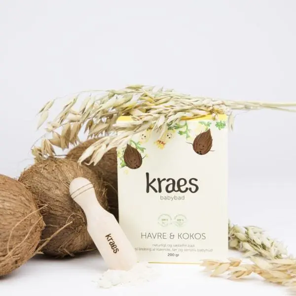 KRAES babybad - Havre & kokos 200g