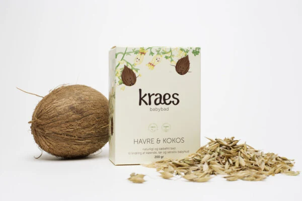 KRAES babybad - Havre & kokos 200g