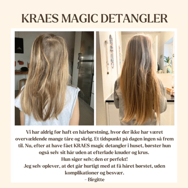 KRAES Magic Detangler børste 