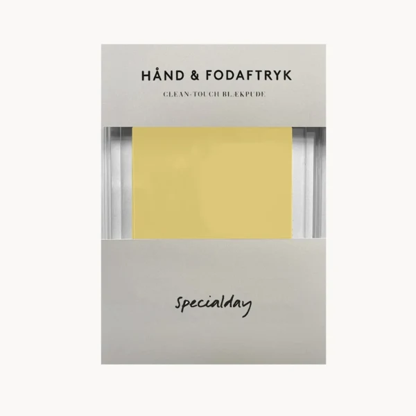 Hånd- og fodaftryk - cleantouch - gul