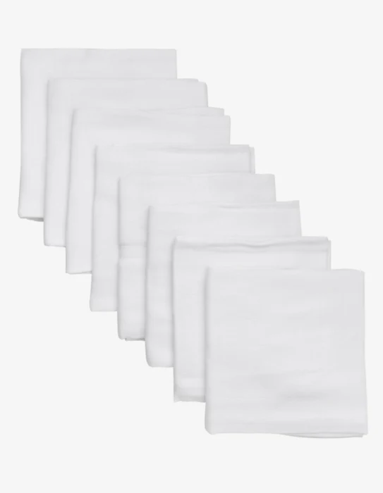 Pippi - Cloth Muslin (8-pack) Brilliant White