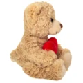 Teddy Hermann - Beige bamse med hjerte 20 cm