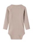 Belito, Pointelle Rib, body, New Born - Soft beige