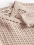 Belito, Pointelle Rib, body, New Born - Soft beige