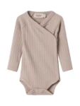 Belito, Pointelle Rib, body, New Born - Soft beige