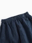 Panto, Chambray, bottoms, Baby - Dark blue stripe