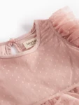 Dalvina, Tulle Dotty, dresses, Baby - Faded rose