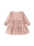 Dalvina, Tulle Dotty, dresses, Baby - Faded rose