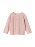Totti, knitwear cardigan, Baby - Faded rose