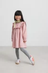 Delina, dress, Kids - Soft berry