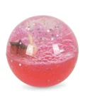 GLITTER WATER BALL MED KONGES SLØJD-FIGURER – SENSORISK BOLD 12M+