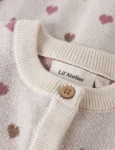 NBFSARAN LS KNIT CARD HEART LIL