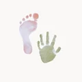 Hånd- og fodaftryk - cleantouch - grøn