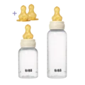 Baby BPA-fri PP Sutteflaske Grow and Flow Sæt 150 ml/270 ml Latex – Ivory