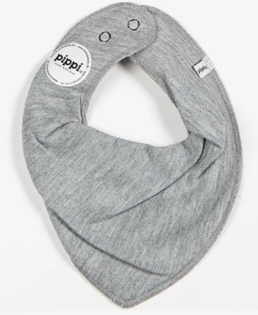 Pippi - Bandana Bib - Absorbent - Grey Melange