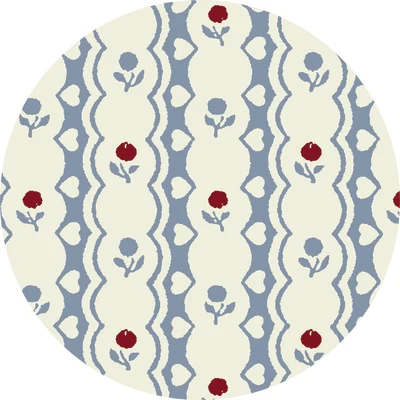 Wet Wipe Cover - Floral stripe