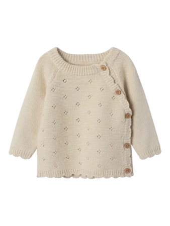 NBFLAGUNA LS WRAP KNIT LIL NOOS