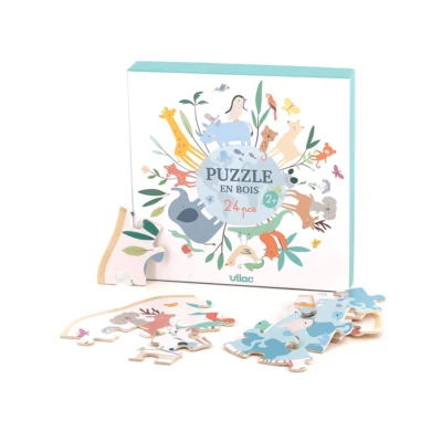Vilac - Puslespil i træ 24 brk - Verden af Sarah Betz