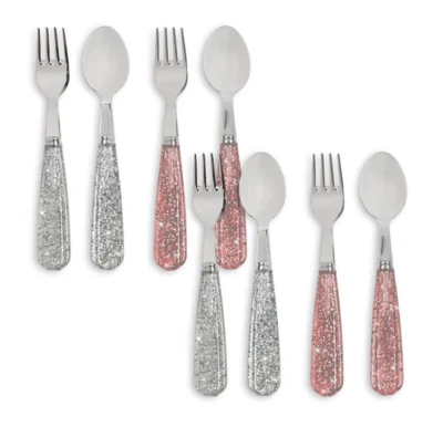 8-PAKKE GLITTERBESTIK