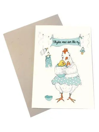 Tillykke med den lille ny - DRENG A6 kort