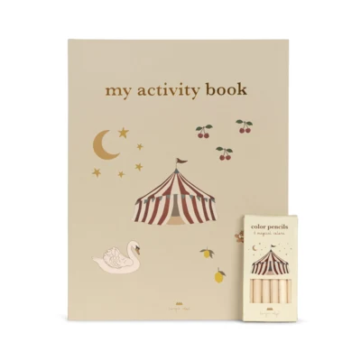 Aktivitetsbog med farveblyanter - Kongens sløjd