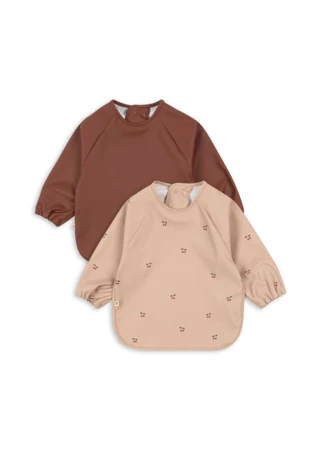 2 pak langærmet hagesmæk